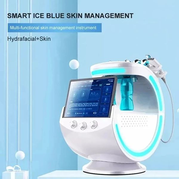 Multifunktionale Schönheitsausrüstung HOT 7 In 1 Smart Gesichtsreinigung Hautanalyse Deep Pore Vacuum Hydra Skin Lift Anti-Aging Beauty Machine Haushaltssalon