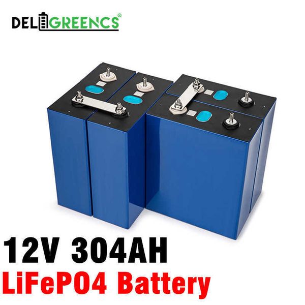 48V 304AH LiFePO4 Bateria Lithium 3.2V Prismatic Phosphate Battery Pack 12V 24V Battery Pack para UPS de Sistema Solar de Armazenamento de Energia