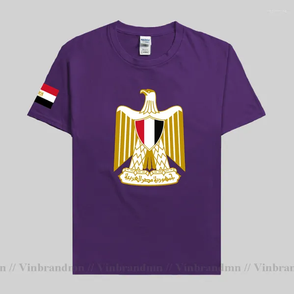 T-shirt da uomo Egitto Camicia da uomo Fashion Jersey Nation Team Tshirt T-shirt in cotone Palestre Abbigliamento Tees Country Sporting EGY Egyptian Tops