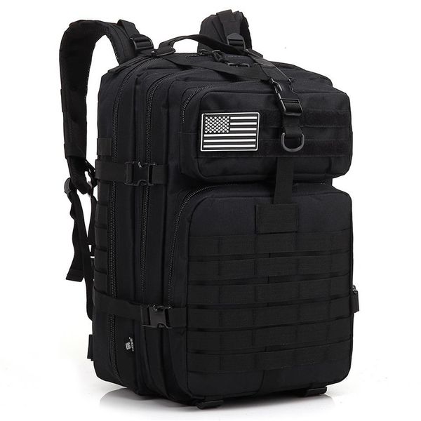 45L Men Military Tactical Backpacks Hunting Molle Army Assault Pack Travel Rucksack Bug Out Bag For Outdoor Hiking Camping Bags T1270R