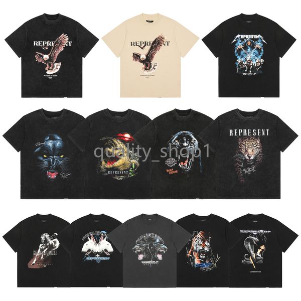 23ss Designer Mens T Shirts Womens Fashion Summer Loose Print Letters Washing And Envelhecimento T-Shirt Classic Luxurys Tee Casual Top Streetwear Roupas de Manga Curta