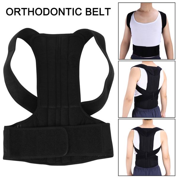 Vita Tummy Shaper Correttore Postura Posteriore per Uomo Donna Regolabile Supporto Spalla Correzione Brace Cintura Fascia S2XL 230605