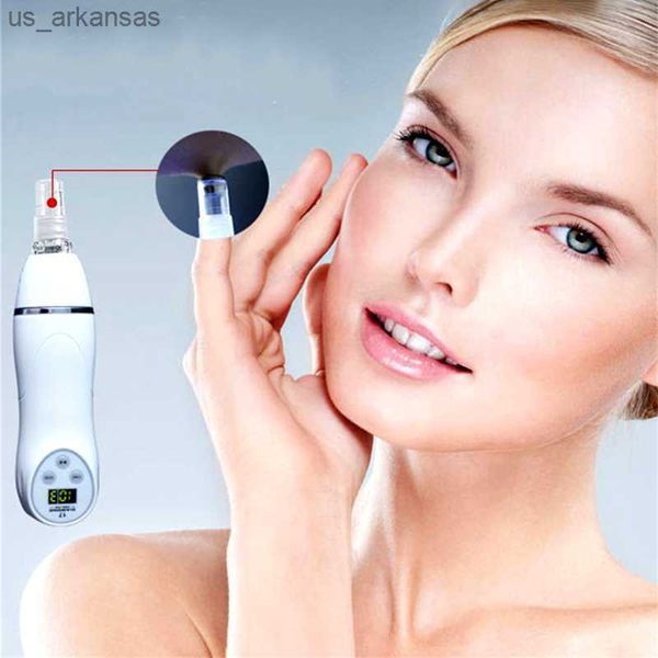 Máquina portátil de peeling de diamante para pele com 7 pontas, massageador antienvelhecimento, microdermoabrasão, remoção de cicatriz, dispositivo de poros, cuidados com o rosto L230523