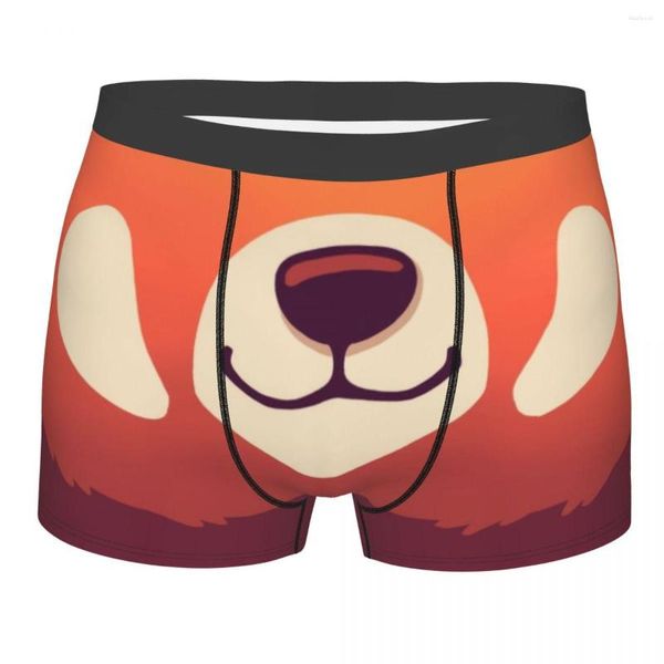 Unterhosen Custom Kawaii Red Panda Unterwäsche Herren Breathbale Wild Animal Boxer Briefs