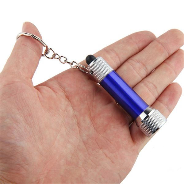 Mini 5Led Taschenlampe Schlüsselanhänger Tragbare Aluminium Taschenlampe Lampe Licht Wasserdicht Helle Beleuchtung Outdoor Schlüsselanhänger