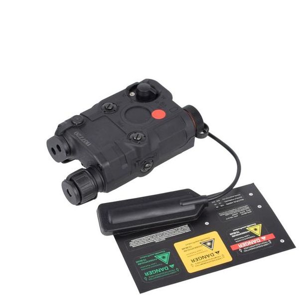 AN/PEQ-15 Red Dot Laser Light Combo LED Lanterna Night Vision Light 20mm Rail Hunting Rifle Scout Airsoft PEQ-Black