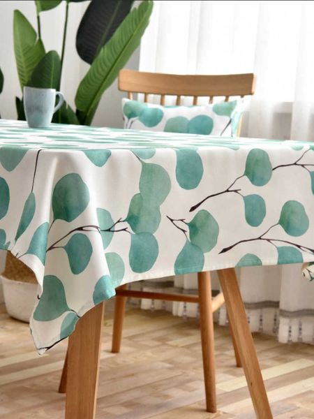 Pano de mesa mesa de café tecido retangular capa nordic primavera sala estar pequeno fresco à prova dwaterproof água mesa café r230605