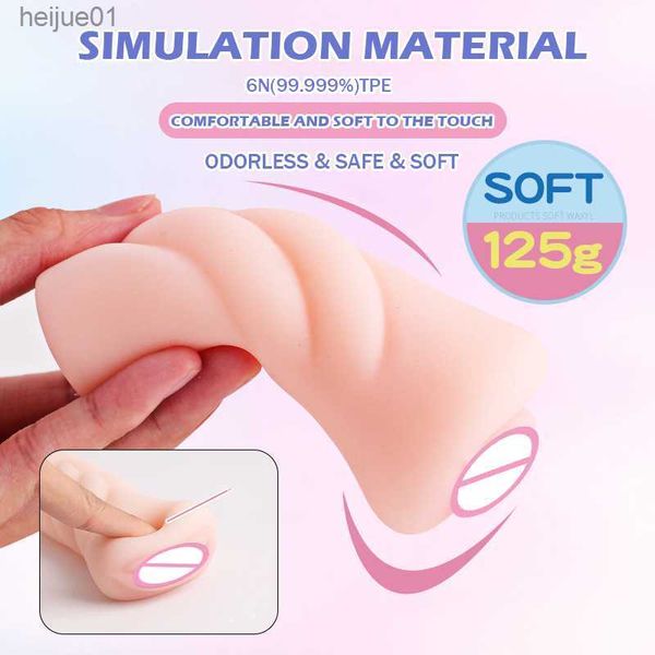 Vagina Pussy Pocket para homens masturbador copo 3D realista anal oral erótico adulto brinquedos garganta profunda exercício L230518