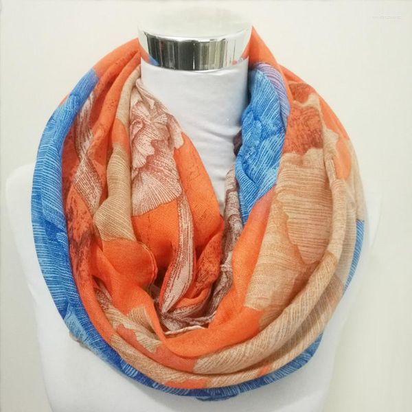 Sarven Luxury Branddesigner Infinity Scarf Женщины с большим носовым платком Hijab Shawl Bandann