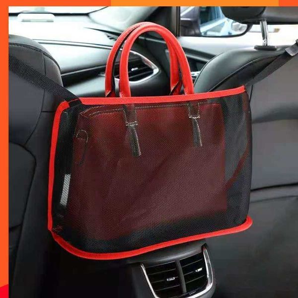 Neue 1 stücke Auto Sitz Net Tasche Große Kapazität Handtasche Geldbörse Halter Tasche Organizer Lagerung Pet Net Barriere Hund beutel Zwischen Rücksitze