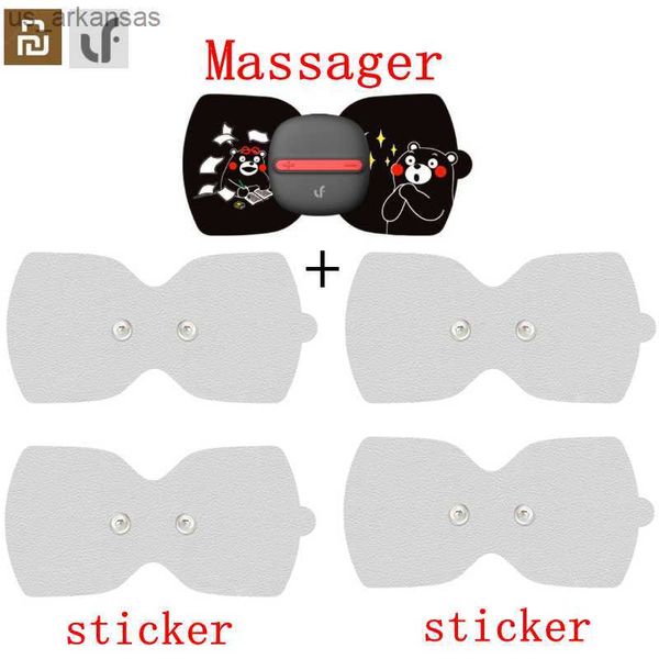 Estimulador Elétrico Portátil Youpin LF Brand Body Full Relax Muscle Therapy Massager Magic Touch stickers Kumamon Version L230523