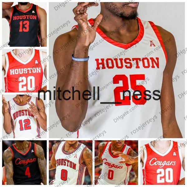 MIT8 NCAA Houston Cougars Basketbol Forması 21 Emanuel Sharp 5 Ja'Vier Francis 23 Terrance Arceneaux 32 Reggie Chaney 3 Ramon Walker Jr. Erkek Kadın Gençlik Çocuk Formaları S-4XL