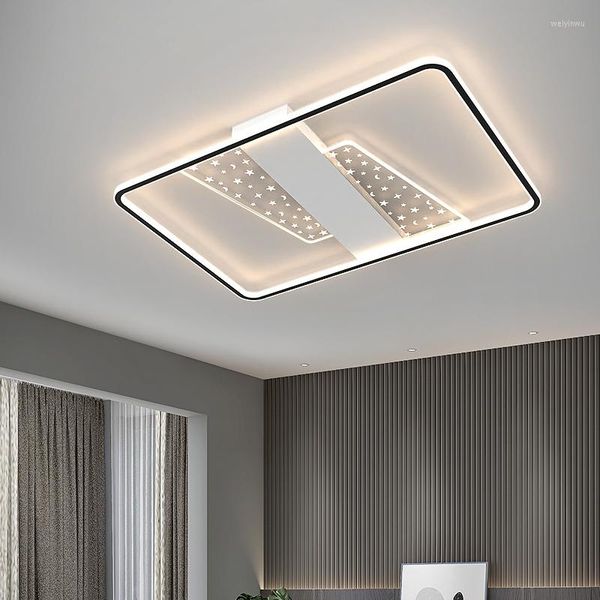 Luzes de teto Moderno Criativo Art Deco Minimalista Para Sala de Estar Quarto Varanda Iluminação Interior Lustro Lustro 32w-96w