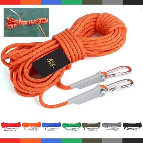 Klimtouwen 12mm 10mm 12KN1200KG Lanyard Outdoor Camping Touw Klimmen Wandelen Survival Apparatuur Tent Accessoires Rescue Snorkelen Touw 230603