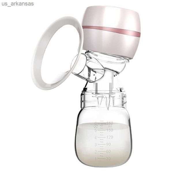 Bomba de mama elétrica massageador de mama mudo coletor de alimentação de leite portátil mamadeira para amamentação lactação suave indolor L230523