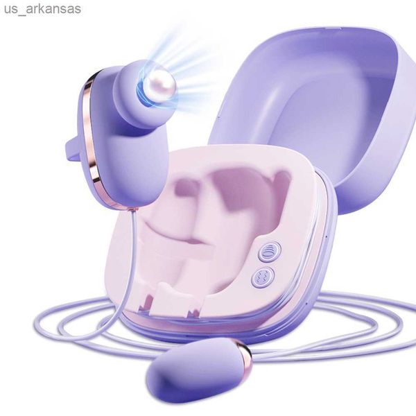 10 Frequenz Saugen Klitoris Stimulator Nippel Massage Tragbare Sexuelle Produkte Jump Ei Vaginal Vibrator Sex Spielzeug für Frauen L230523