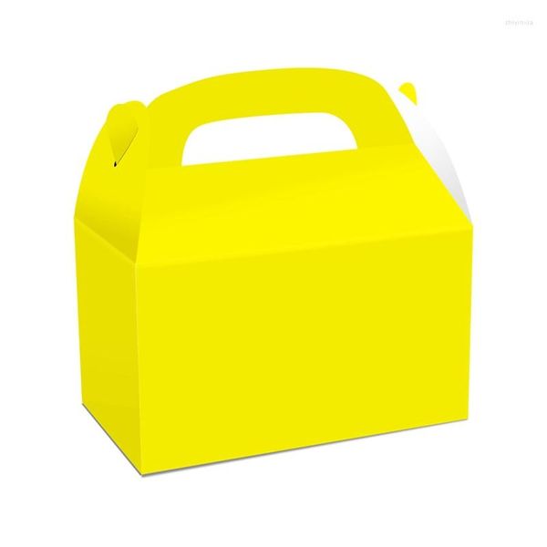 Подарочная упаковка 48 Pack White Crate Gable бумажные коробки для запчастей для душа по случаю дня рождения 6x3,5x3,5 дюйма
