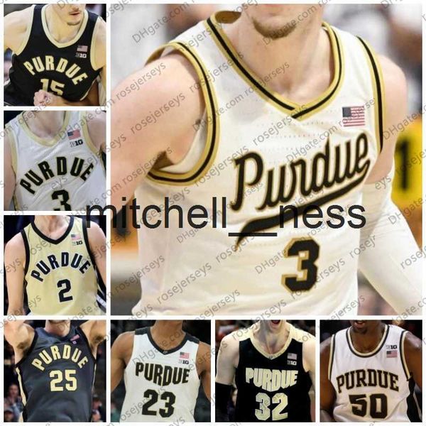 MIT8 Özel NCAA Purdue Kazancılar Basketbol Formaları 25 Ethan Morton 14 David Jenkins Jr. 3 C. Edwards 13 Robinson 15 Brees 23 Ivey Jersey Erkek Kadın Gençlik Çocukları S-4XL