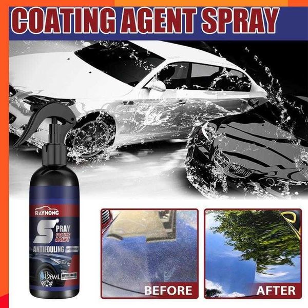 Новый 120 мл 3 в 1 автомобиль против загрязнения спрей спрей Quick Nano-Coating Spray Wax Automotive Hydrophobic Plic Cleaner