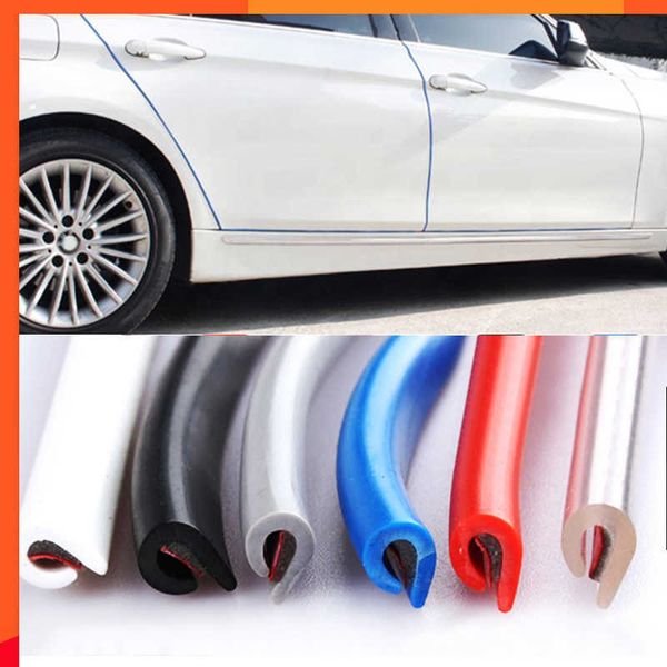 Neue 3M/5M/10M Universal Auto Tür Schutz Kantenschutz Trim U Typ Styling Form streifen Gummi Kratzschutz