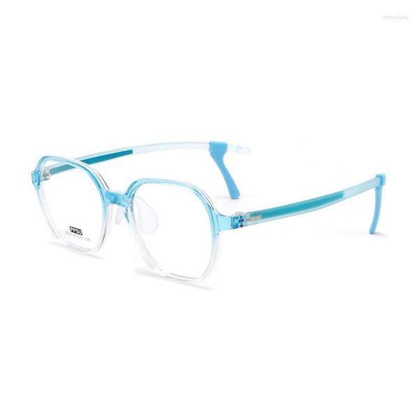 Montature per occhiali da sole Occhiali trasparenti Miopia Studente giovanile Rettangolo leggero Occhiali per la protezione degli occhi Ragazzi Ragazze Occhiali da vista blu Montatura per bambini
