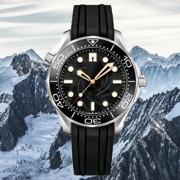 Omeg Montre-Uhren für Herren, neue Herrenuhren, alle Zifferblätter, Quarzuhr, hochwertige Top-Luxusmarke, Chronographenuhr, Gummigürtel, Herren-Armbanduhren