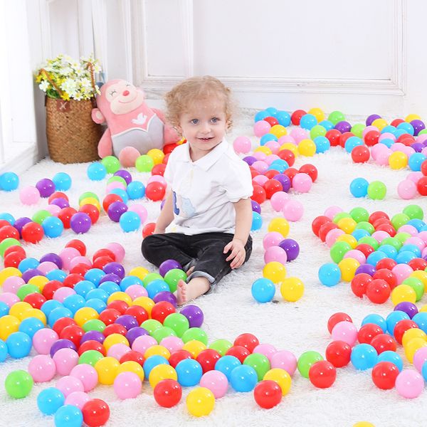 Sand Play Water Fun 50pcsBaby Ball Pit Balls Colorful Ocean Games for Kids Outdoor Sport Soft Plastic Children Baby Playpen Tent Pool 230605