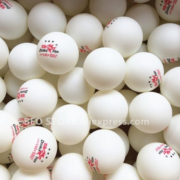 Racchette da ping pong 3060balls120balls Double Fish Ball V40 3star senza scatola Materiale ABS plastica pallina da ping pong tenis de mesa 230603