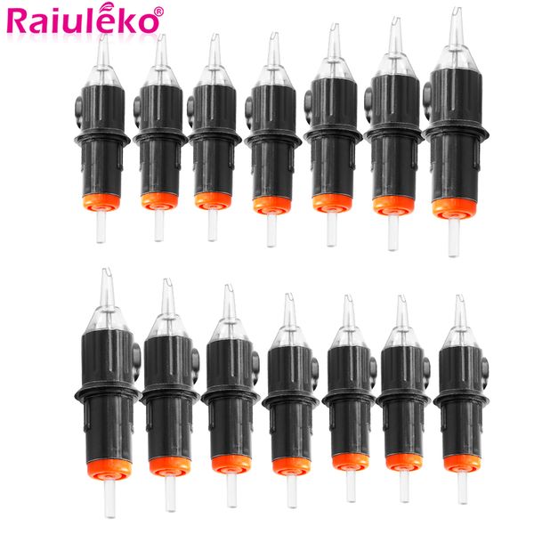 Tattoo Naalden Cartridge Naald RLM1RMRS Wegwerp Gesteriliseerde SemiPermanent Wenkbrauw Lip Make-Up Voor Machine Pen Pistool 230605