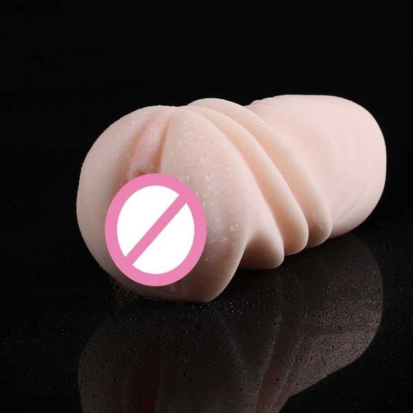 Altre mutandine Masturbatori maschili Soft Vagina realistica Anale Pocket Pussy Silicone artificiale Vagina Masturbation Cup Adult Sex To L230518