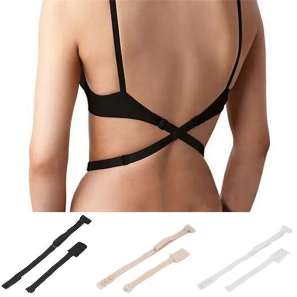 3 PCS um conjunto Low Backless Backless Adapter Bra Strap Totalmente Ajustável Backless Extender Low Backless Bra Strap 100sets