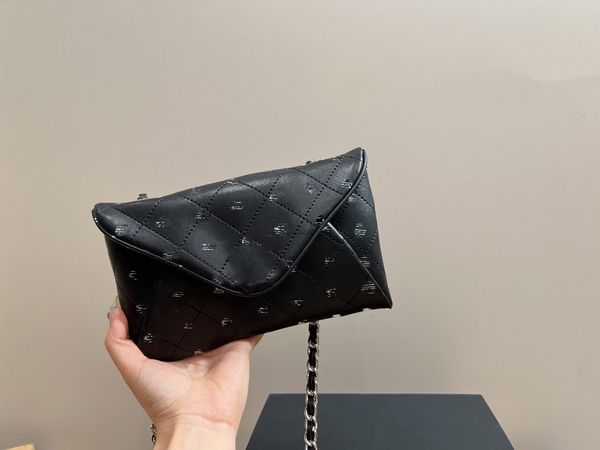 CC bag borsa punk borsa a busta da donna diamante a scacchi CC logo classico flip bag fibbia in metallo apertura borsa di lusso di design ID luxury_bag1588