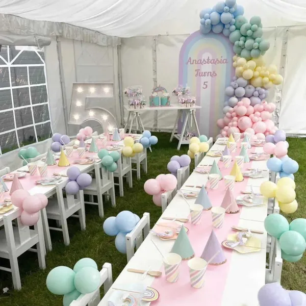 Neue Macaron-Latex-Luftballons für Hochzeit, Geburtstag, Party, Dekoration, bunt, Pastell, Süßigkeiten, Regenbogen, Luftglobos, Babypartybevorzugung im Großhandel