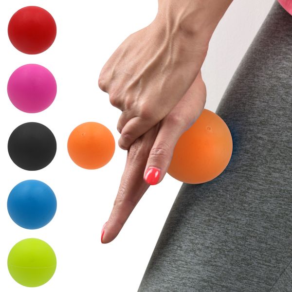 Yoga Balls TPE Fascia Massaggio Ball Back Trainer Piedi Muscle Relax Ball Sport Fitness Pilates Yoga Ball Stress Pain Relief Ginnico Ball 230605