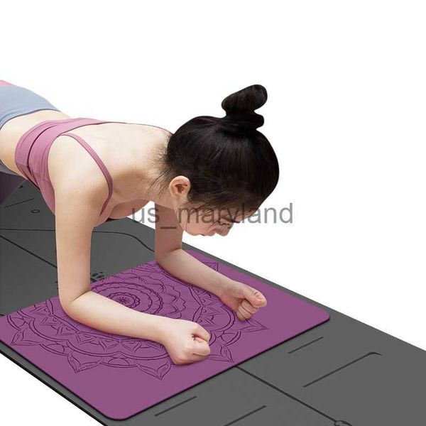 Tapetes de ioga antiderrapantes tapete pequeno 40x60 cm almofada de cotovelo de borracha ecologicamente correta para exercícios de ginástica e pilates J230506