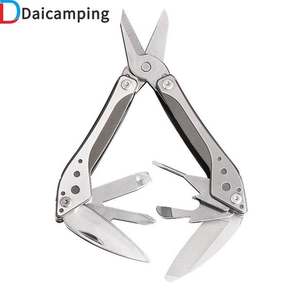 Schaar Daicamping Dl16 Mini Forbici in Acciaio Inossidabile Tasca Multifunzionale da Campeggio Esterna Portatile Edc Attrezzi Attrezzi di Sopravvivenza Multitool