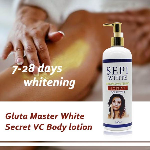 Sun Gluta Master Whitening Emollient Lotion für Frauen hellt sogar Hautton -Reparaturen beschädigte Hautprofessionelle Hautpflege stolz auf