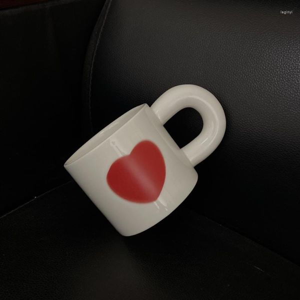 Canecas Casais Presente Pessoal Cerâmica Gordura Caneca de Café Estilo Retro Britânico Unreal Love Design Nicho Alto Nível de Aparência Copo de Água