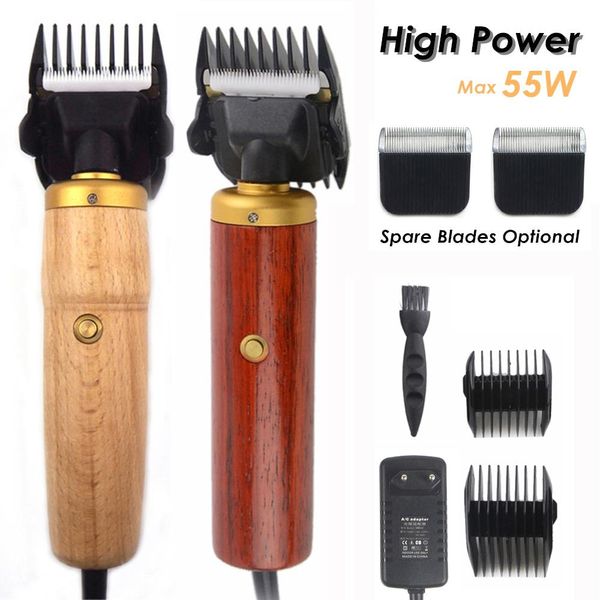 Grooming Professional Dog Clipper 55W UE Tesoura elétrica de alta potência Pet Trimmer Grooming Cat Gado Coelhos Cortador de cabelo Máquina de corte de cabelo