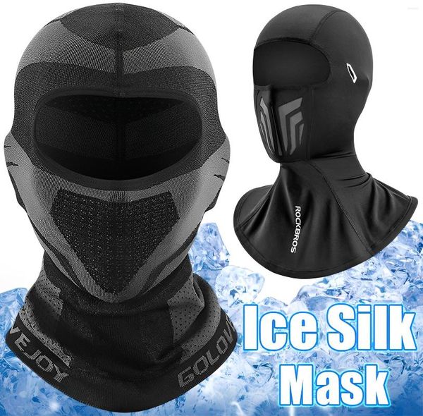 Capacetes de motocicleta para ciclismo Boné de ciclismo verão legal esportes balaclava proteção solar UV bicicleta cobertura facial completa acessórios para a cabeça homens chapéus de pesca