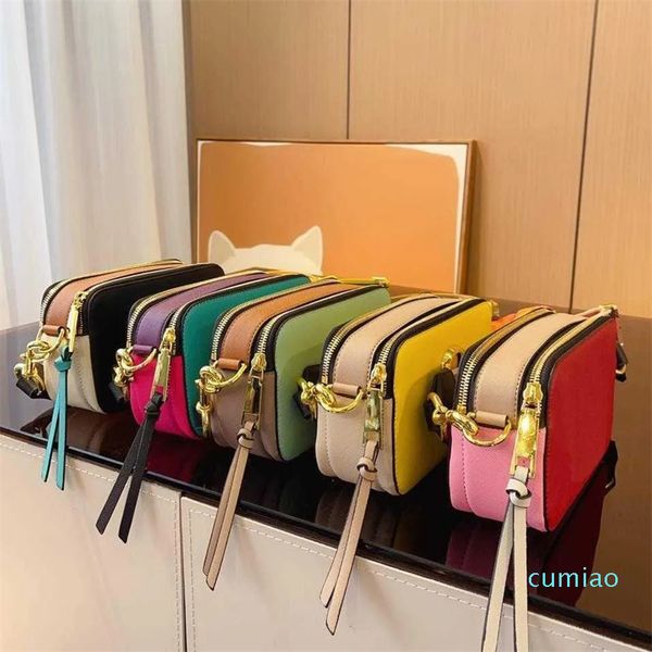 2023-New Arrival Multicolor Letter Camera Bag CrossBody Snapshot Shoulder Bags Womens Designer Bag Leather Luxurys Handbags Fashion Women Bags Fashion Purses