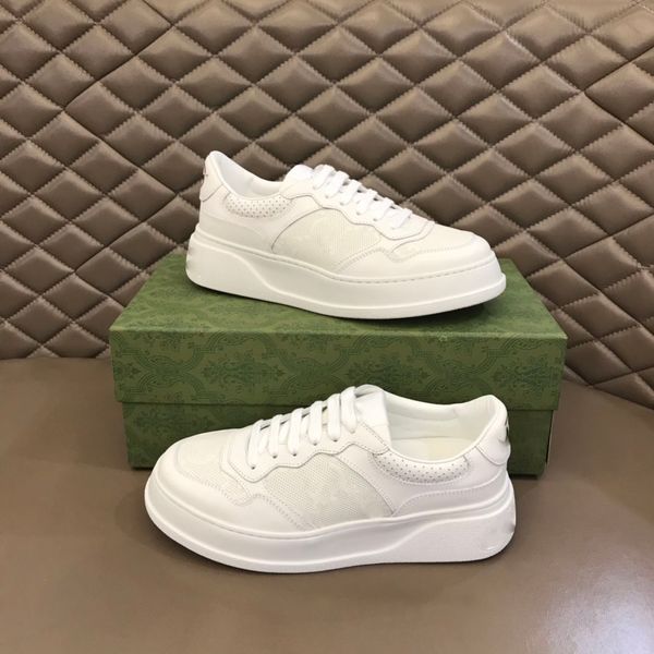 scarpe sportive marrone bianco scarpe casual firmate scarpe sportive doppia G leggere scarpe biscotto scarpe con plateau in pelle goffrata per uomo e donna tigre di lusso