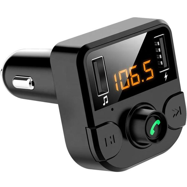Araba Kablosuz FM Verici Kablosuz Ses MP3 USB Oyuncu TF Araba Kiti Çift USB Şarj Cihazı Bluetooth CAR MP3