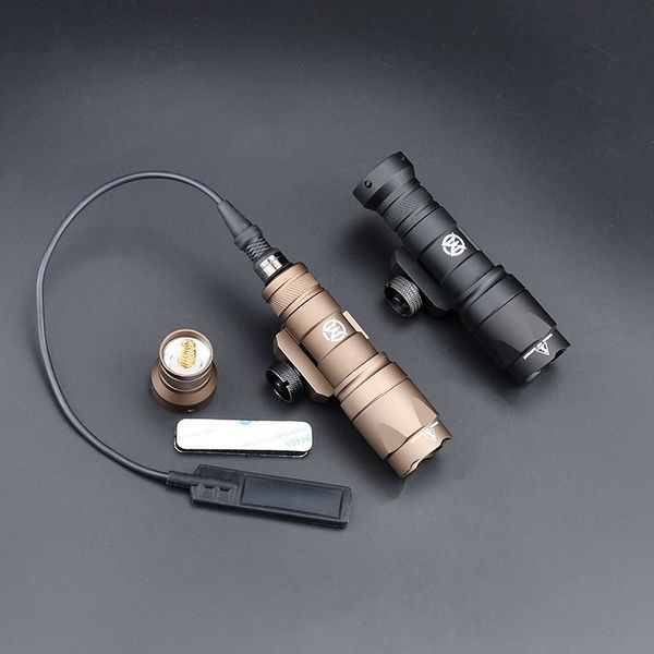 Taschenlampen Taschenlampen WADSN Airsoft Surefir M600 M300 M600C Tactical Scout Licht AR15 Gewehr Waffe Taschenlampe SF M300A Pistole Lampe LED Jagd Scheinwerfer 230606