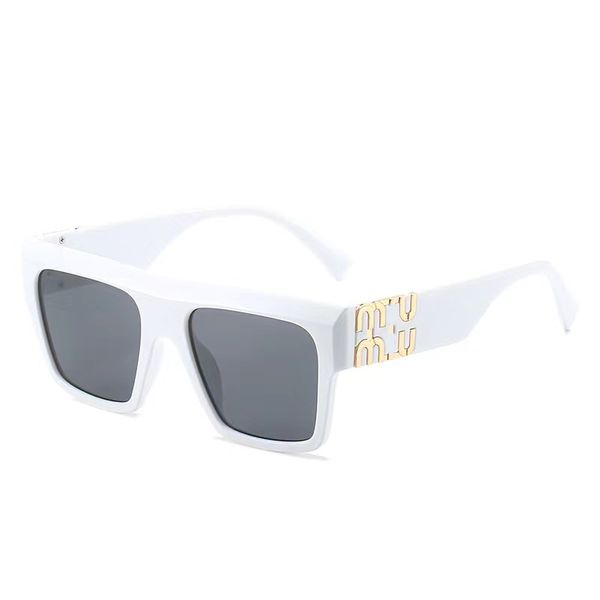 Квадратные солнцезащитные очки MIU, доска, большая рама, мужские и женские очки, упражнения для альпинизма, солнцезащитные очки UV400 MIU