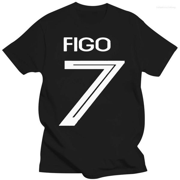 Erkek Tişörtleri 2023 EST Portekiz Figo Numarası 7 Rusya Dünya Maç Kupası 10 Renk Gömlek Erkek Hayranları Kısa Kollu Tee Trend
