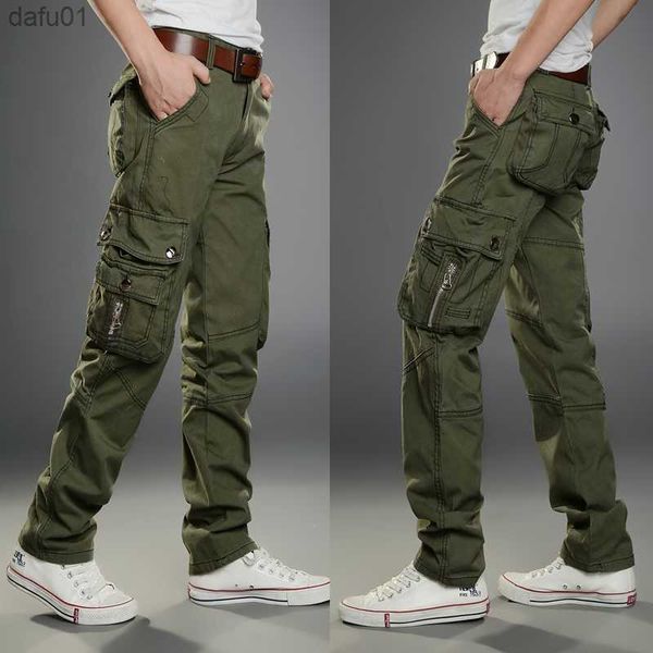 Pantaloni tattici Uomo Army Cargo Pantaloni Pantalon Homme Hip Hop Militare Pantaloni Uomo Abiti da lavoro Streetwear Abbigliamento per uomo L230520