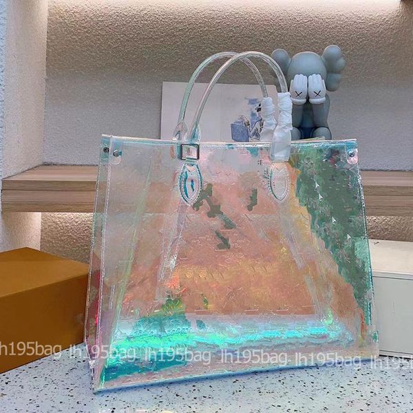 Frauen Messenger Dschungel Mama Tasche Kosmetik Designer Transparent Tasche Umhängetasche Laser Prägung Multi Funcito Handtaschen Einkaufstaschen