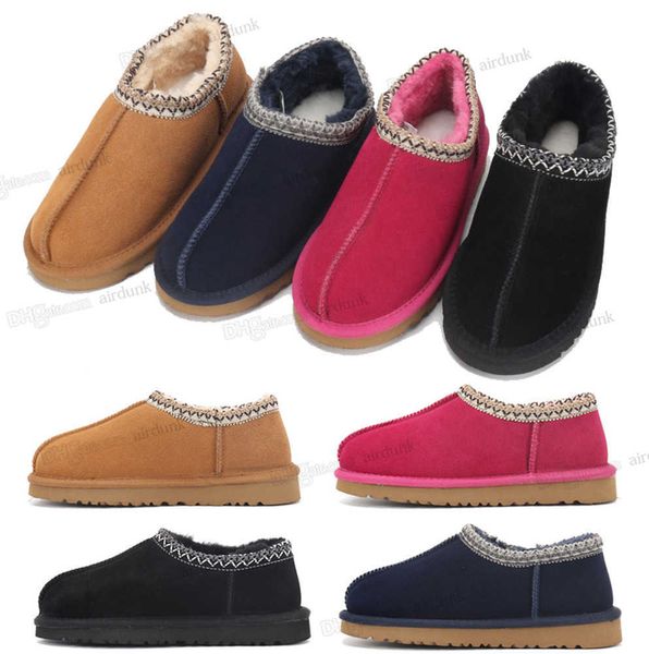 Stivali Australia Stivali da neve alla caviglia Donna uomo Classic Brand Botkle Pantofole invernali Nero Maroon Dark Blue Rose Red Wgg Man Tasman Shoes Design avanzato 957ess