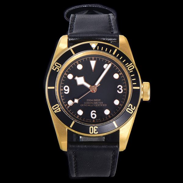 U1 Top AAA Luxury Mechanical Watch Ceramic Bezel Swiss Watch Dituo Bronze Series Автоматический механический бизнес светящиеся гренные часы для мужчин большой циферблат